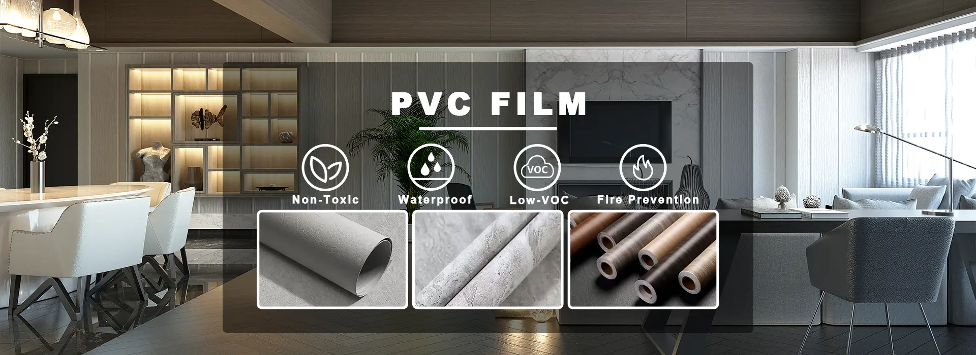 PVC ata tifaga fale gaosi