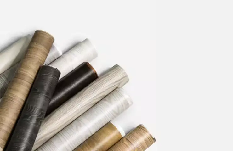 Removable Pvc Wooden Grain Texture Film